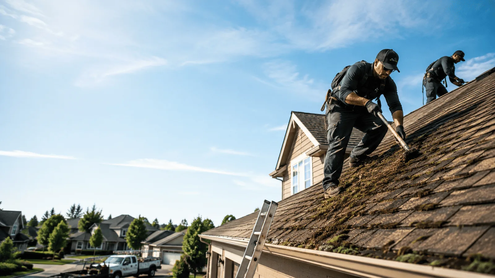 Roof Moss Removal in Orange, CA near me